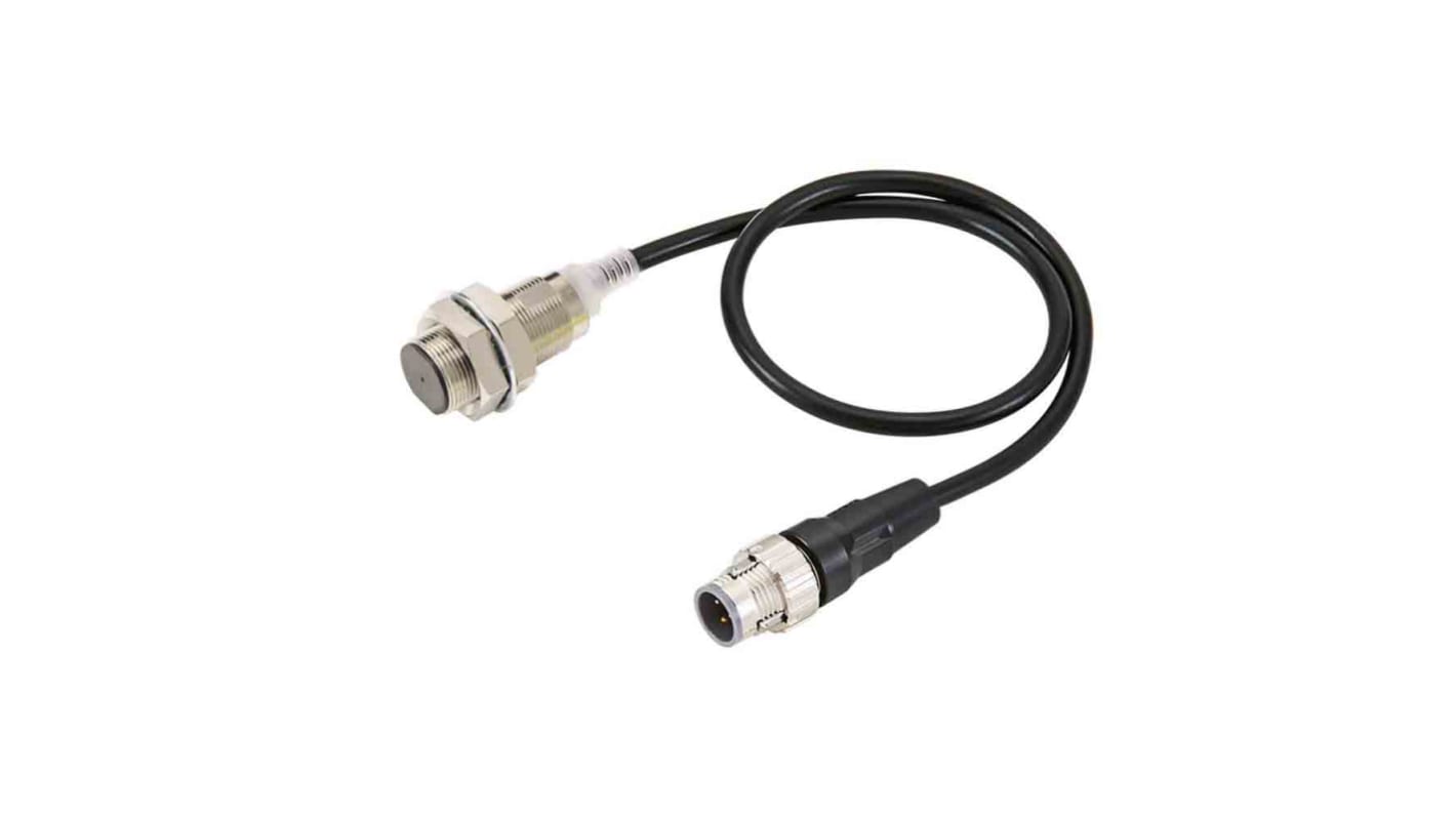 Omron Inductive Barrel-Style Proximity Sensor, M18 x 1, 14 mm Detection, PNP Output, IP67G