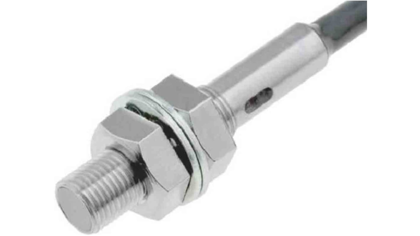 Omron Inductive Barrel-Style Proximity Sensor, M8 x 1, 2 mm Detection, IP67