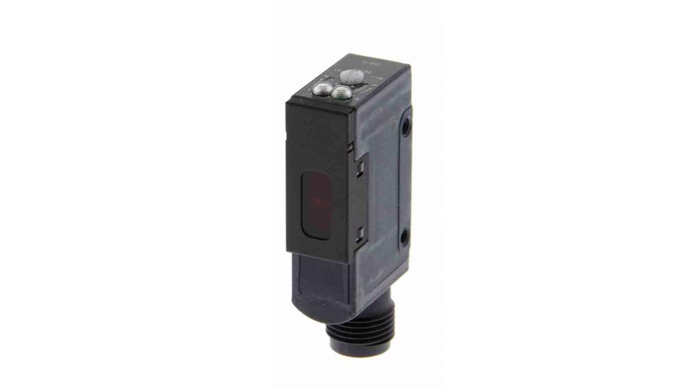 Omron E3S-A Kubisch Optischer Sensor, Reflektierend, Bereich 2 m, NPN Ausgang, M12-Steckverbinder