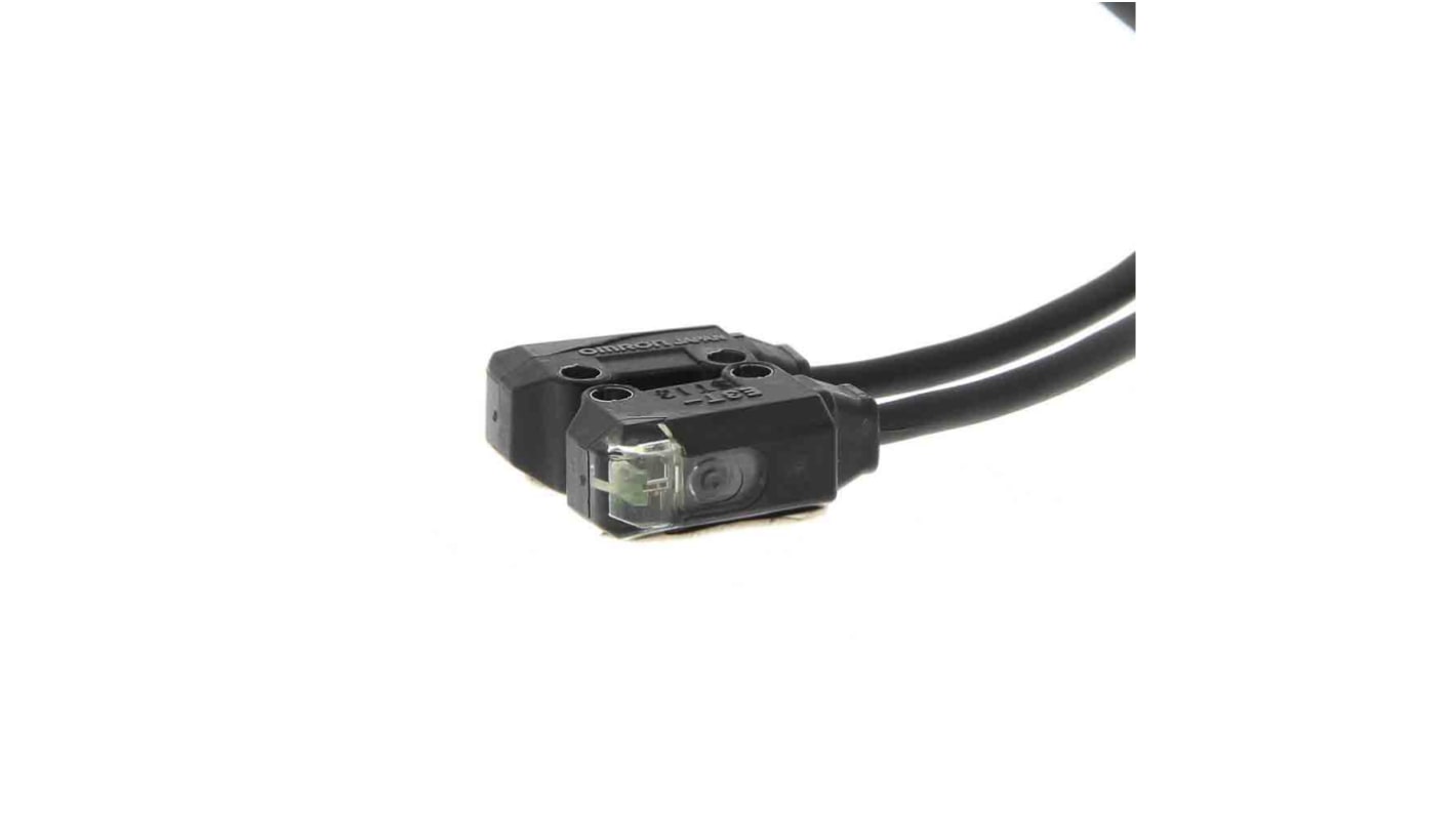 Omron Through Beam Photoelectric Sensor, Block Sensor, 1 m Detection Range