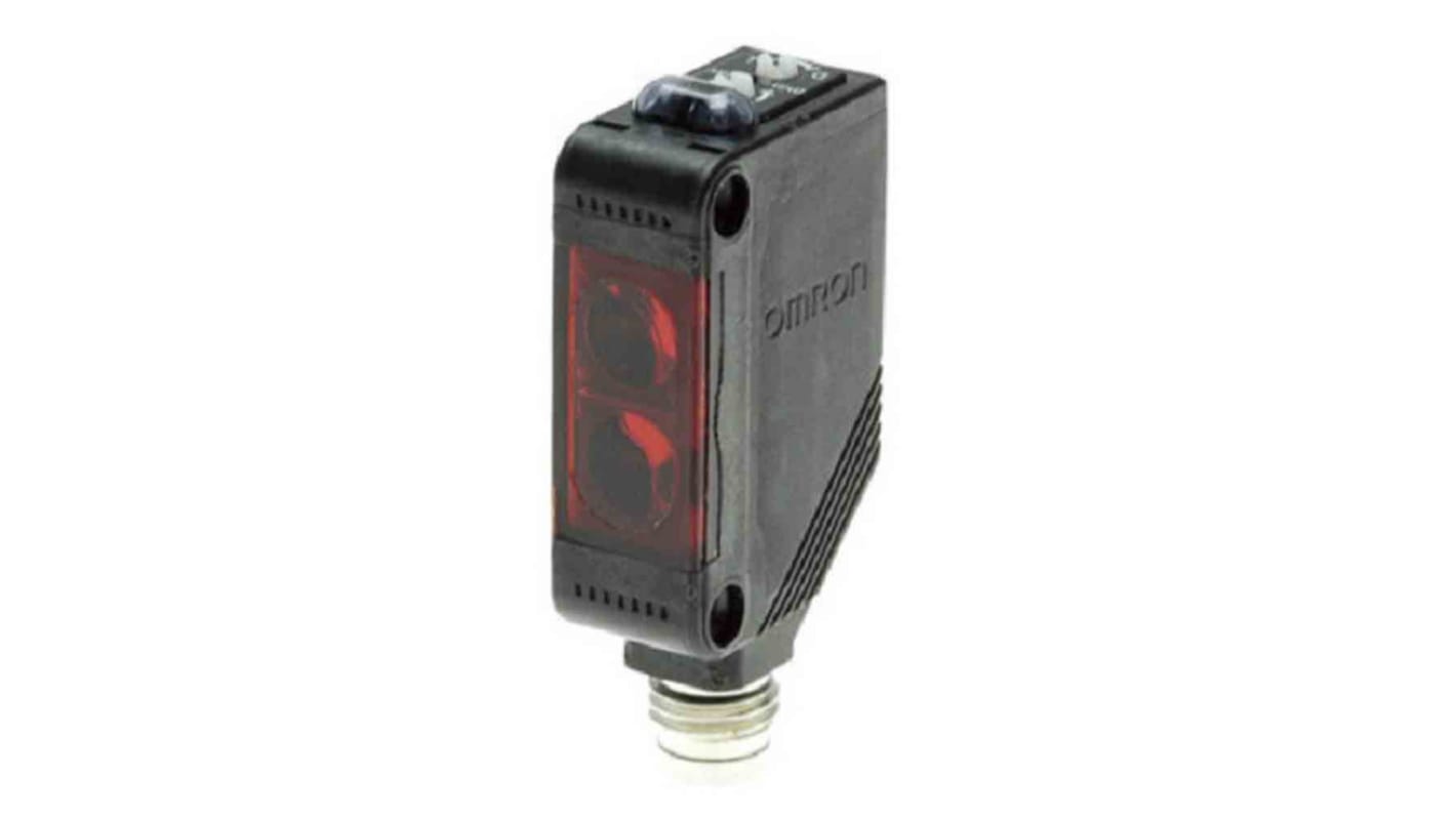 Omron E3Z Kubisch Optischer Sensor, Diffus, Bereich 60 mm → 120 mm, NPN Ausgang, M8-Steckverbinder