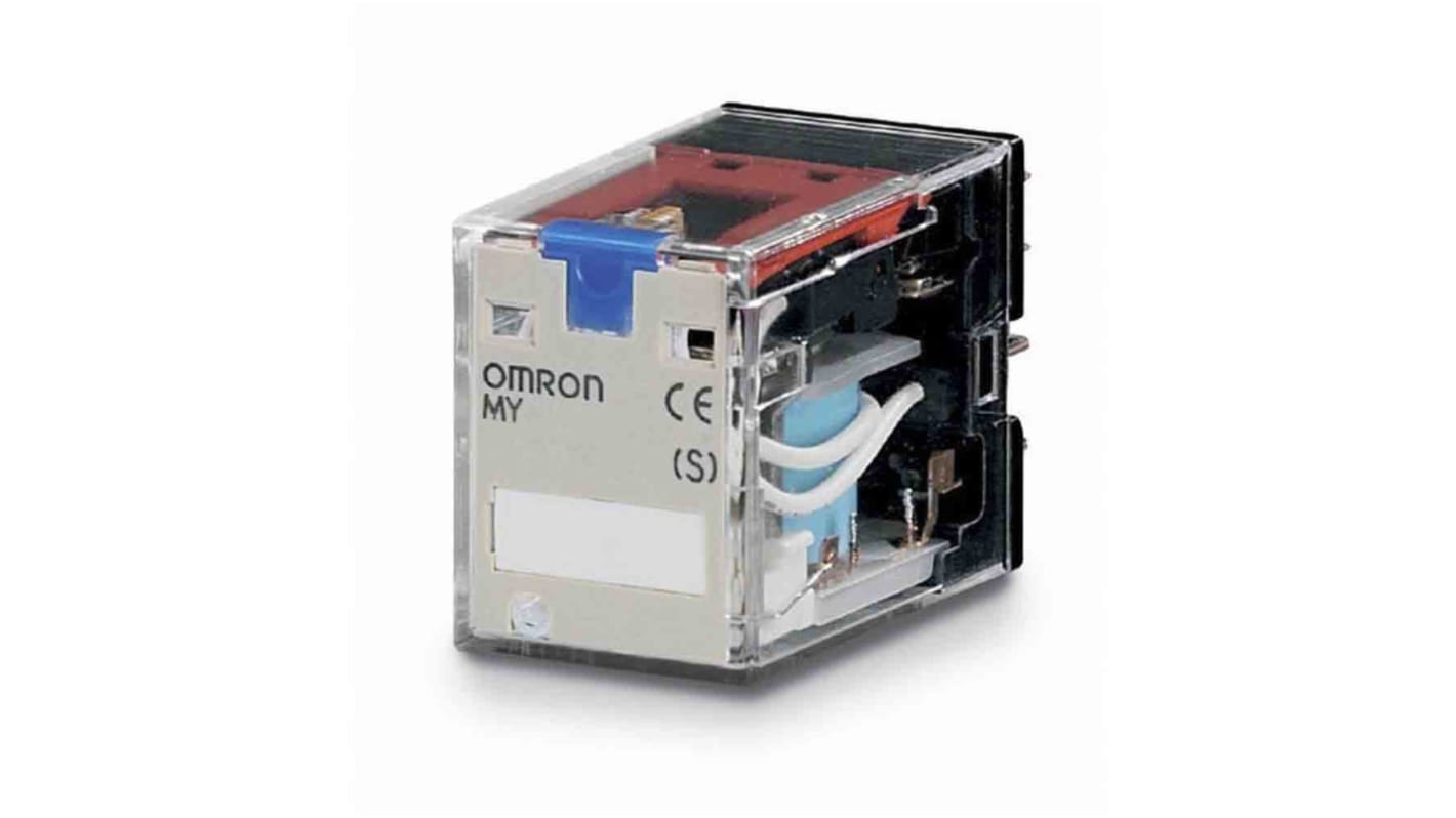 Omron Non-Latching Relay, 48V dc Coil, 10A Switching Current, DPDT