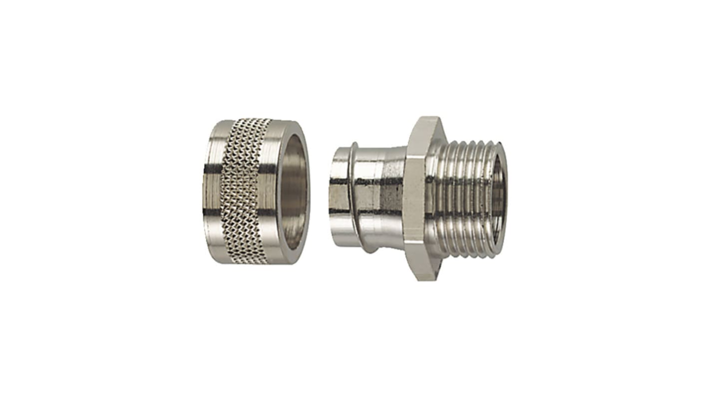 Raccord de conduit HellermannTyton série HelaGuard M12, taille 10mm