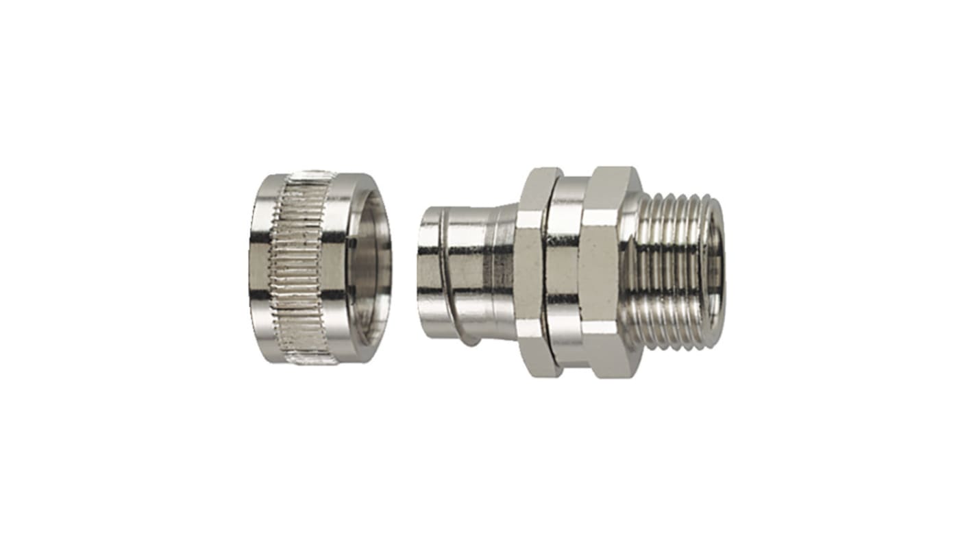 Raccord de conduit HellermannTyton série HelaGuard M12, taille 10mm