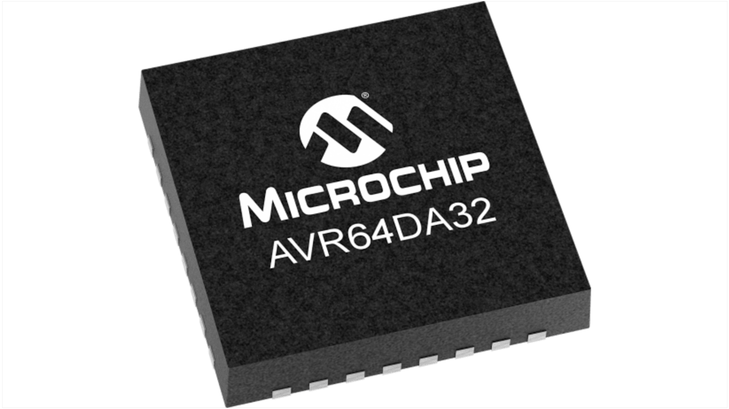 Microcontrollore Microchip, AVR, TQFP, AVR® DA, 32 Pin, Montaggio superficiale, 8bit, 24MHz