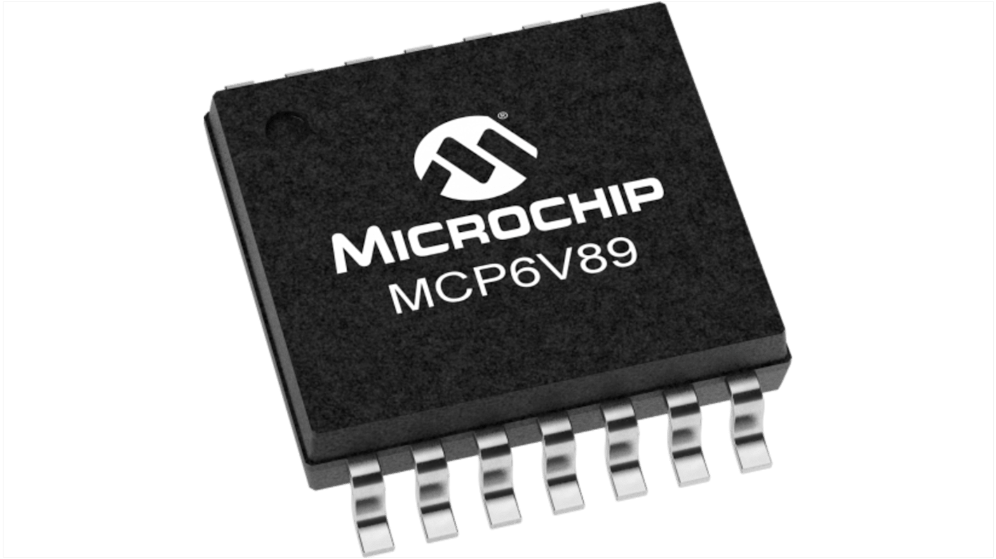 Amplificatore operazionale Microchip, , SMD, alimentazione singola, TSSOP