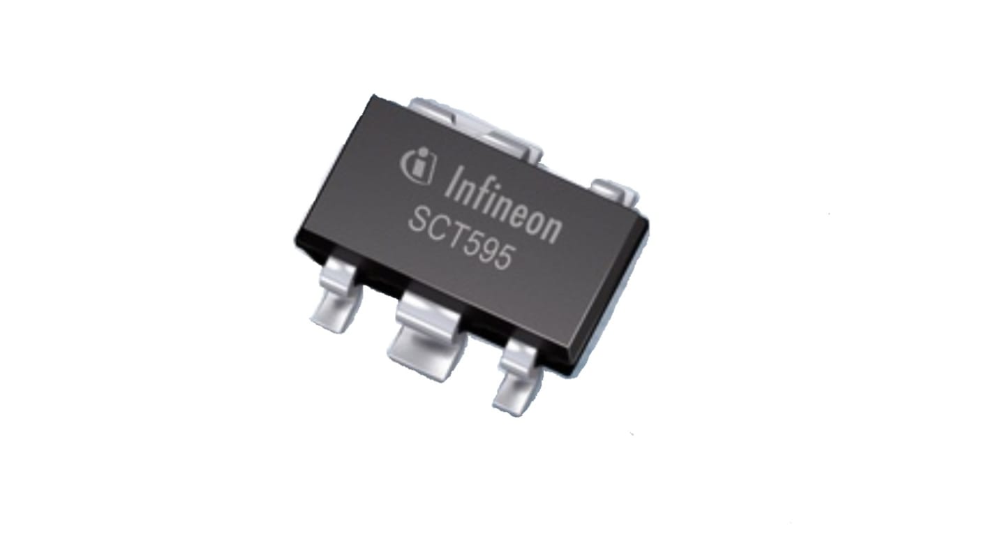 Infineon TLE42962GV33HTSA1, 1, Voltage Regulator 30mA, 3.3 V 5-Pin, PG-SCT595