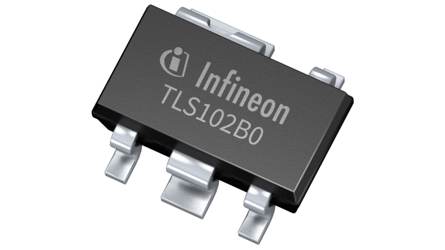 Infineon リニア電圧レギュレータ -5 → 45 V, 5-Pin, TLS102B0MBHTSA1