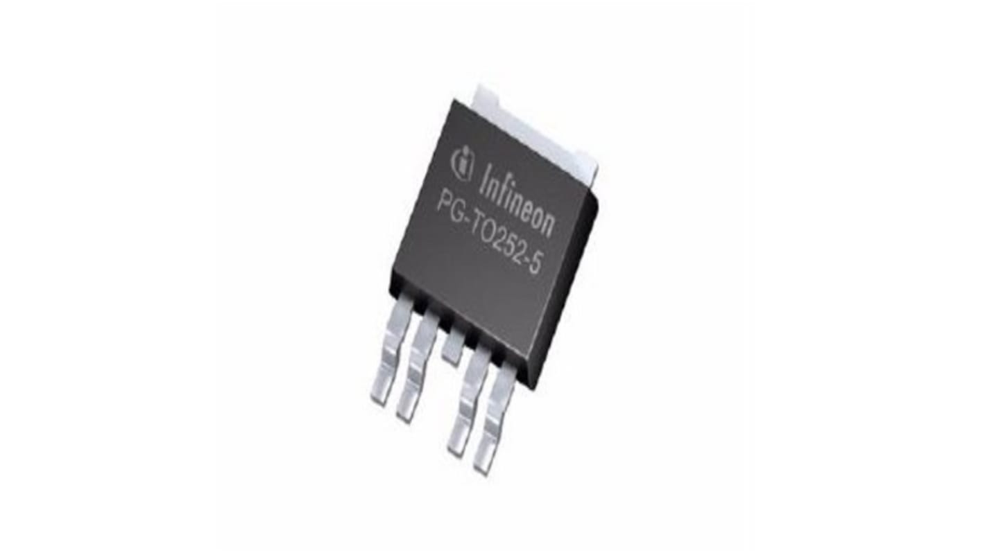 Infineon リニア電圧レギュレータ 3.3 V, 5-Pin, TLS850D0TEV33ATMA1