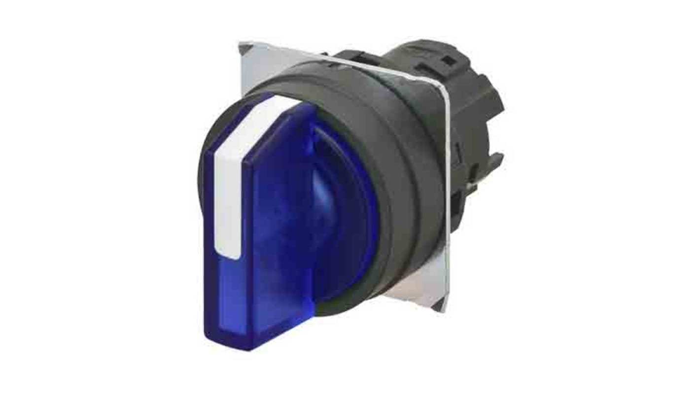 Omron A22NZ Series 3 Position Selector Switch Head, 22mm Cutout