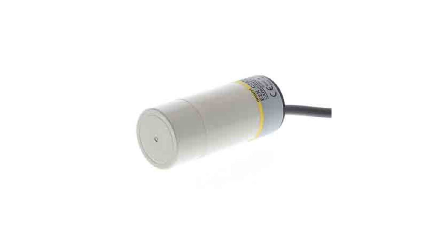 Omron Barrel-Style Proximity Sensor, 25 mm Detection, NPN Normally Open Output, 12 → 24 V dc, IP66