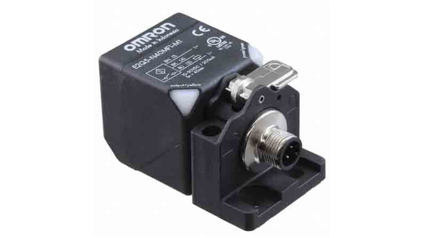 Sensor de proximidad Omron, alcance 40 mm, salida NPN normalmente abierto y normalmente cerrado, 10 → 30 V cc,