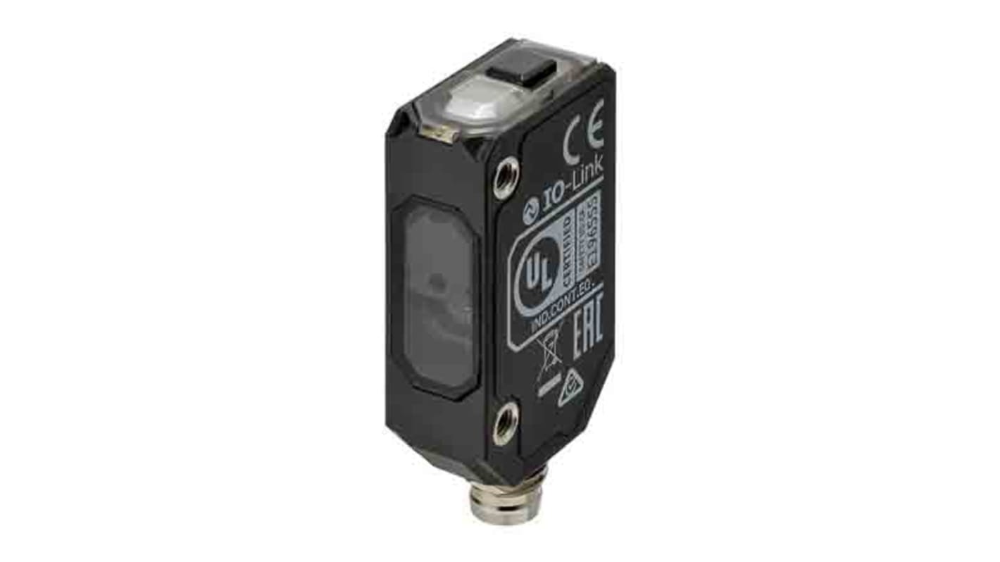 Fotocélula rectangular Omron difuso, alcance 1,5 m, salida PNP, Conector de M8 4 clavijas