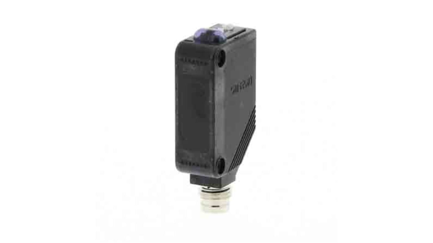 Omron E3Z Kubisch Optischer Sensor, Diffus, Bereich 1 m, PNP Ausgang, M8-Steckverbinder