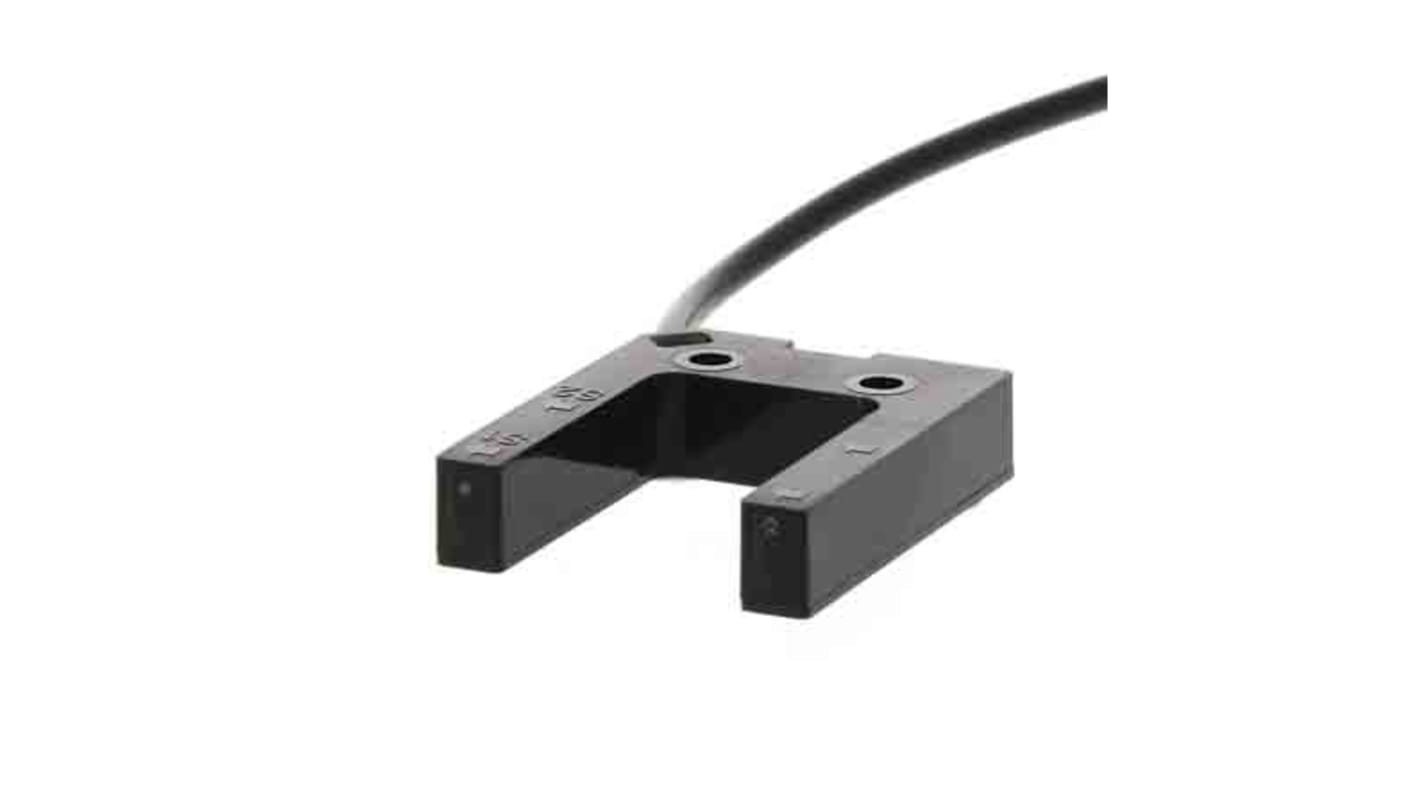 Omron E3Z Optischer Sensor, Durchgangsstrahl, Bereich 25 mm, PNP Ausgang, Anschlusskabel