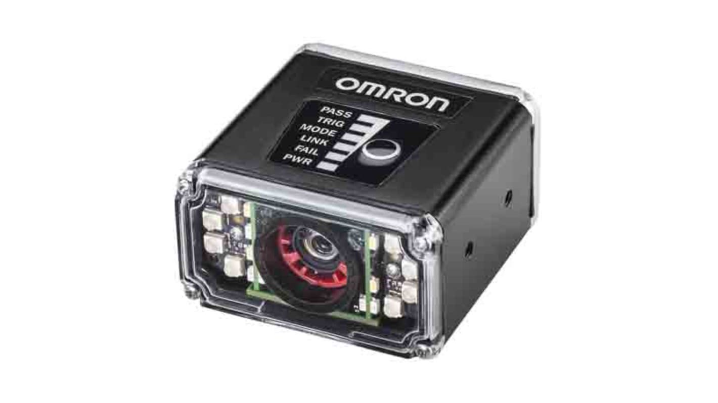 Capteur de vision LED blanche Omron Monochrome Ethernet/IP, Ethernet TCP/IP, 50 → 300 mm, 24 V