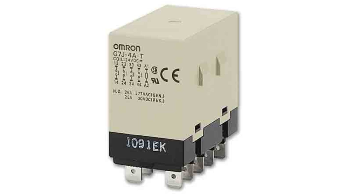 Omron Non-Latching Relay, 12V dc Coil, 25A Switching Current