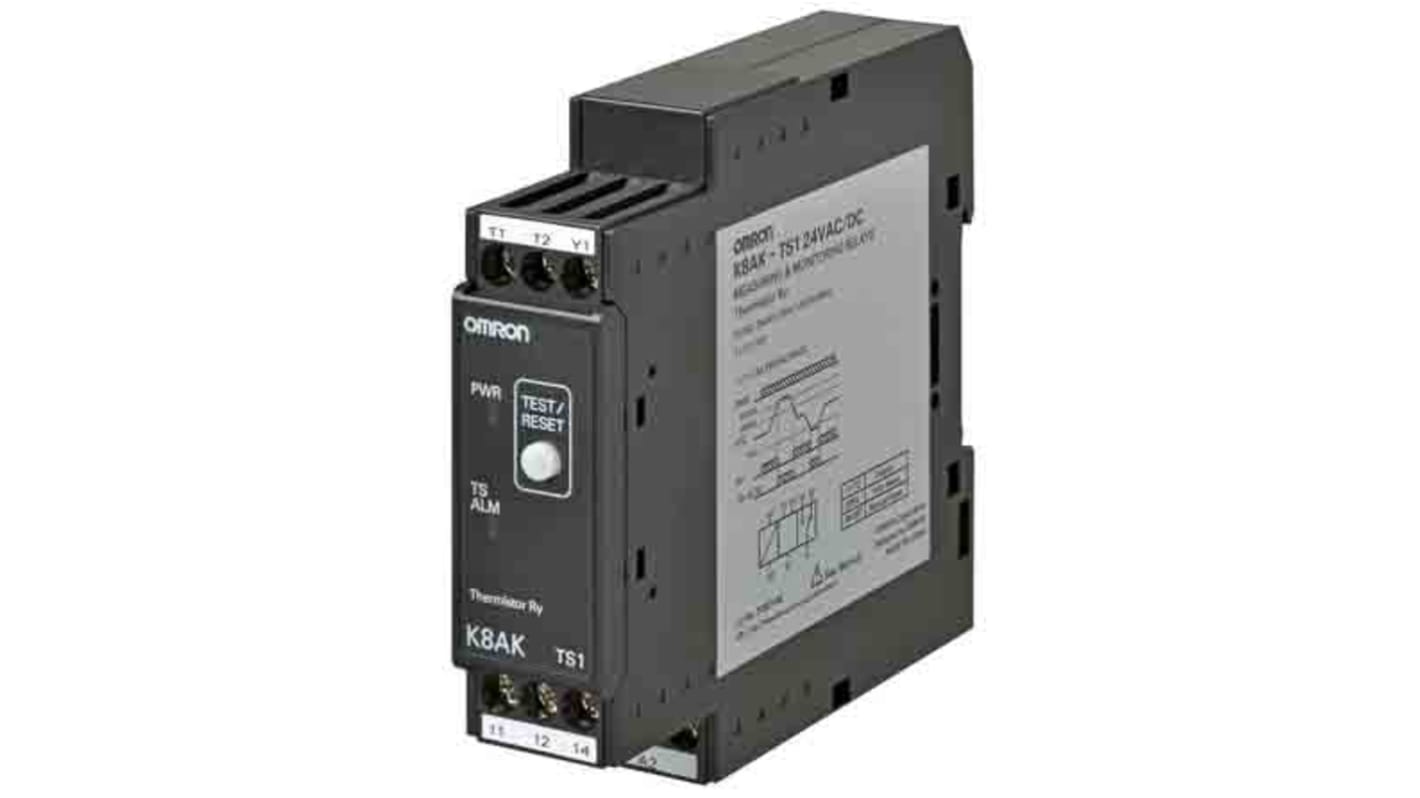 Omron Temperature Monitoring Relay, 1 Phase