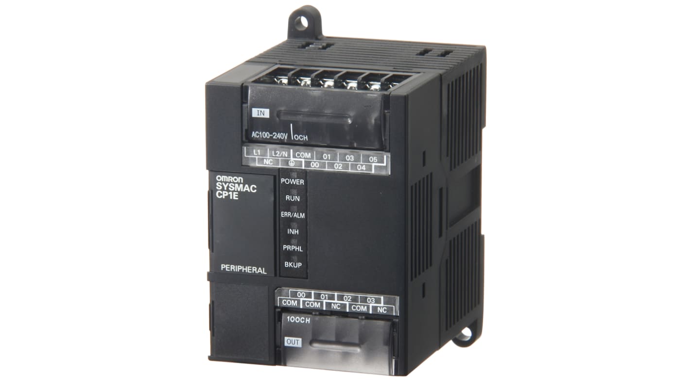 CPU PLC Omron CP1E, uscite: 4