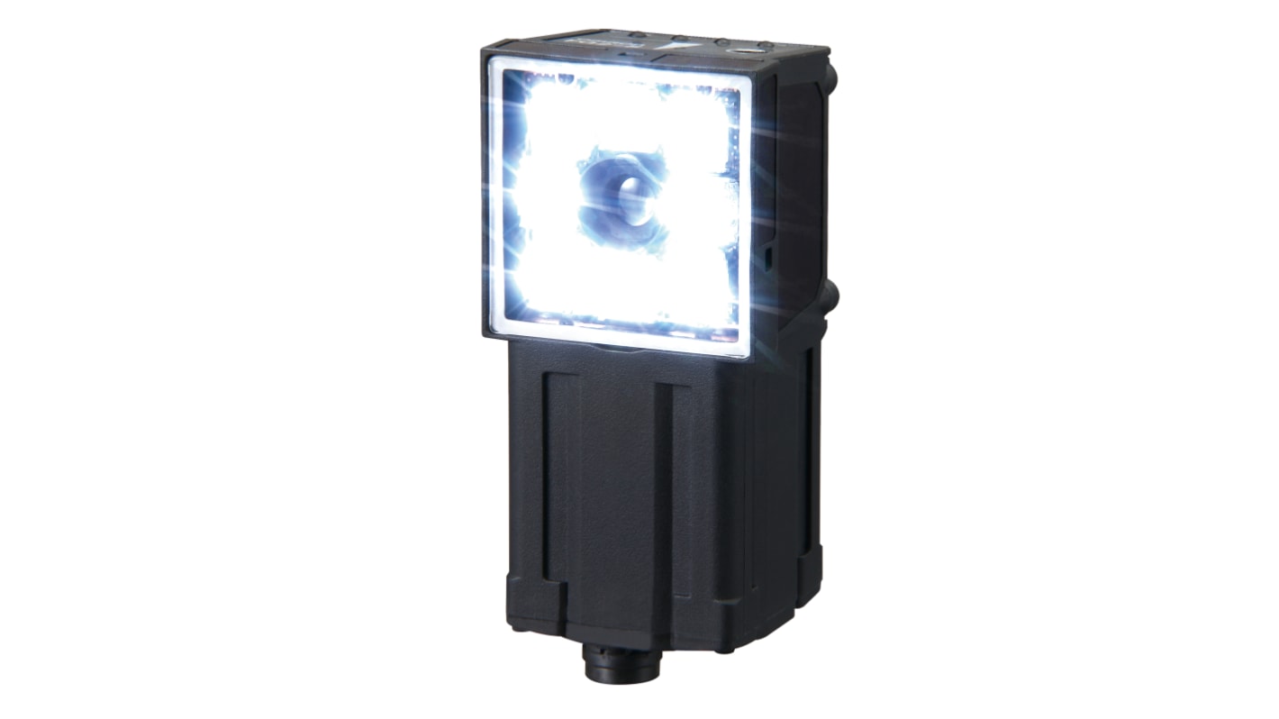 Capteur de vision Lumière blanche Omron IO-Link Couleur PNP, 21,6 → 26,4 V c.c.