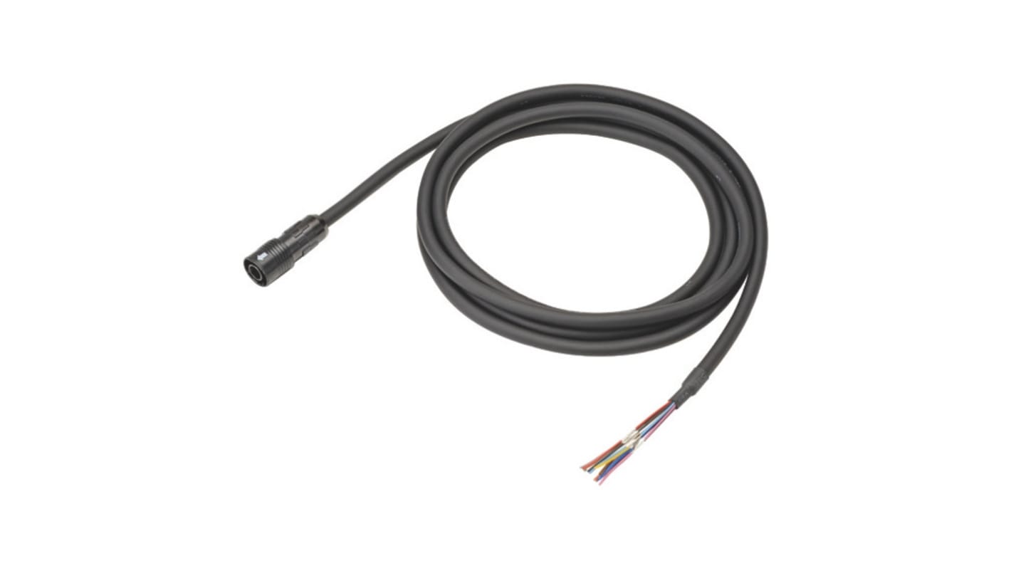 Omron FQ-WD002 Series I/O Cable, 2m Cable Length for Use with FQ-CR