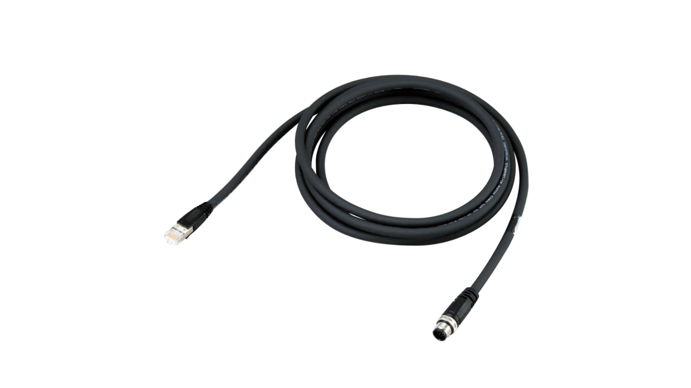 Cable de conexión Omron, con. A M12, long. 3m