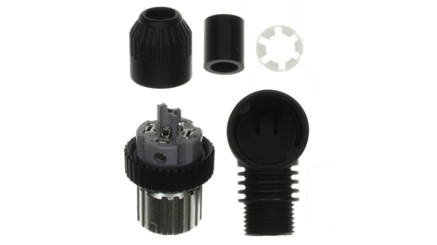 Omron Circular Connector, 4 Contacts, Cable Mount, M12 Connector, Socket, Female, IP67, XS2 Series