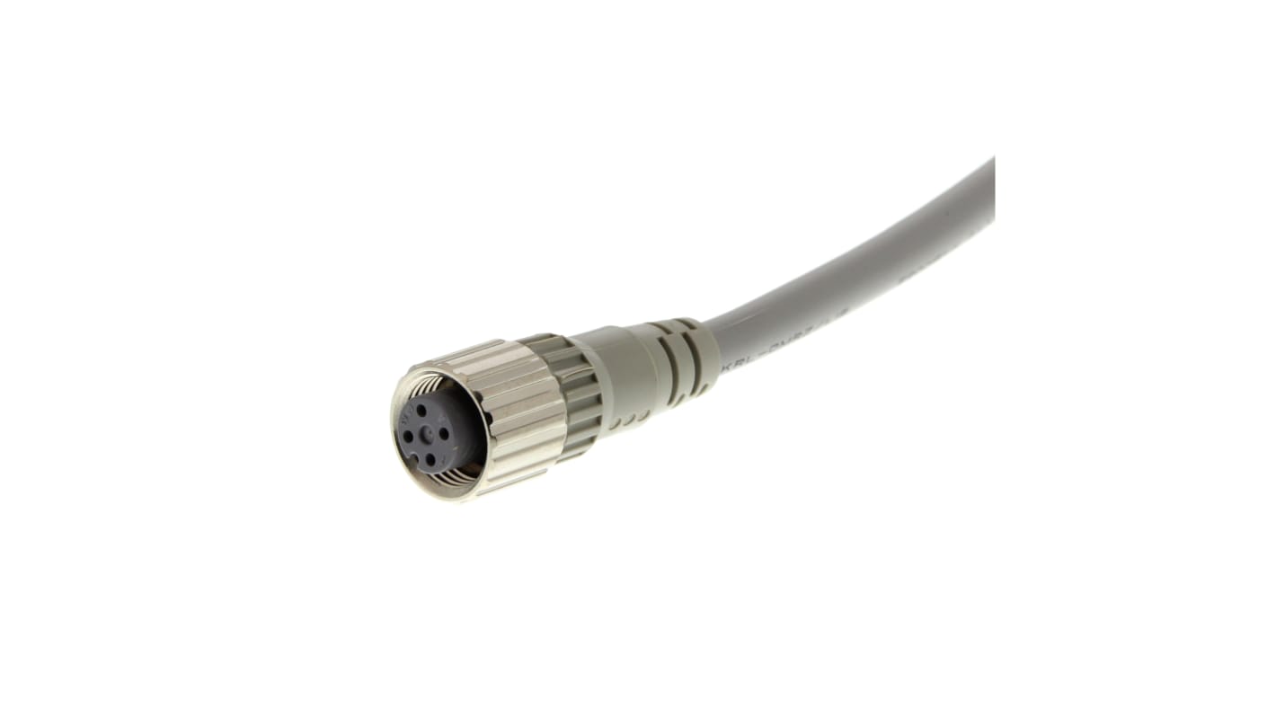 Omron 4 way M12 to Unterminated Sensor Actuator Cable, 10m