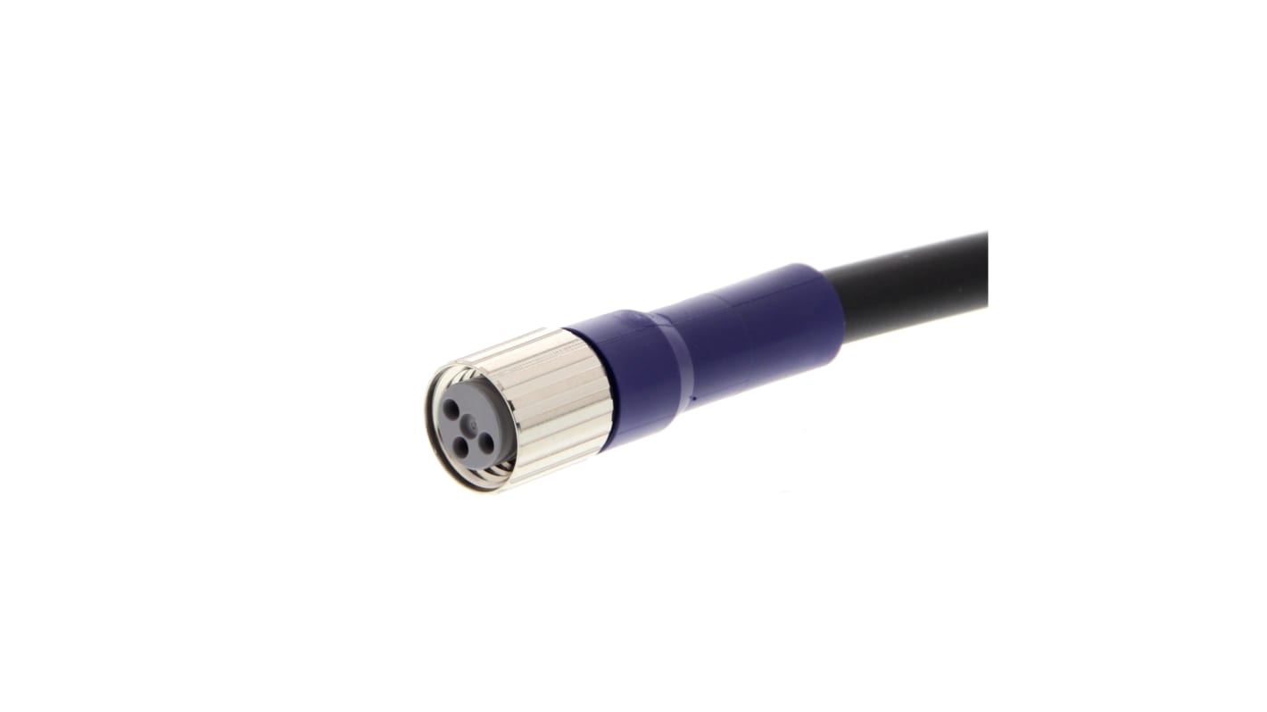 Kabel a konektor, A: M8 Straight Socket, B: Open Ends, řada: XS3F Omron