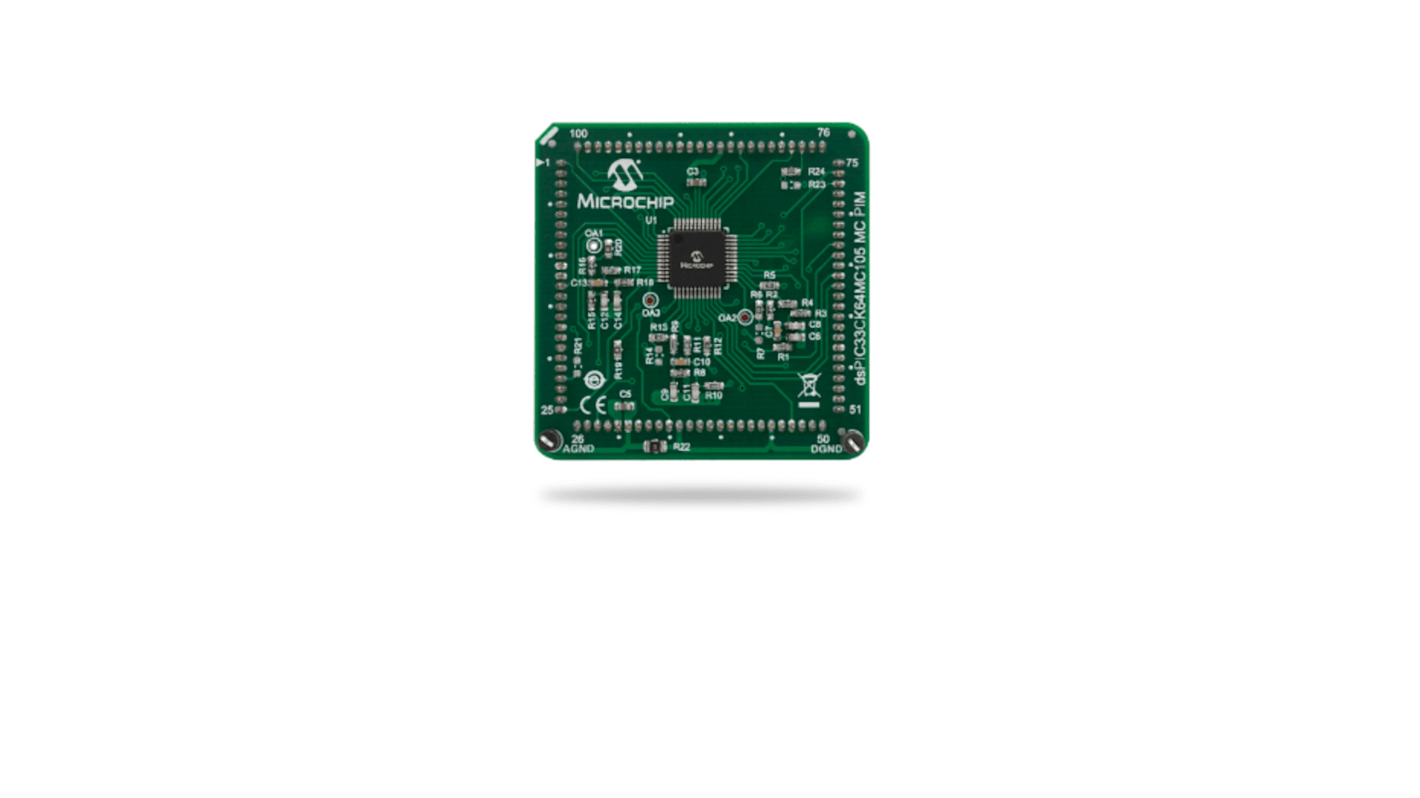 Modulo dsPIC33CK64MC105 Internal OpAmp Motor Control PIM Microchip, CPU MCU 16 bit