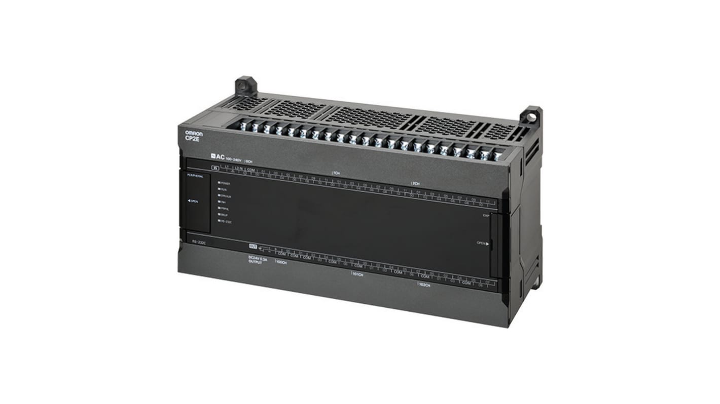 Omron CP2E Series PLC CPU, 36-Input, PNP/NPN Input