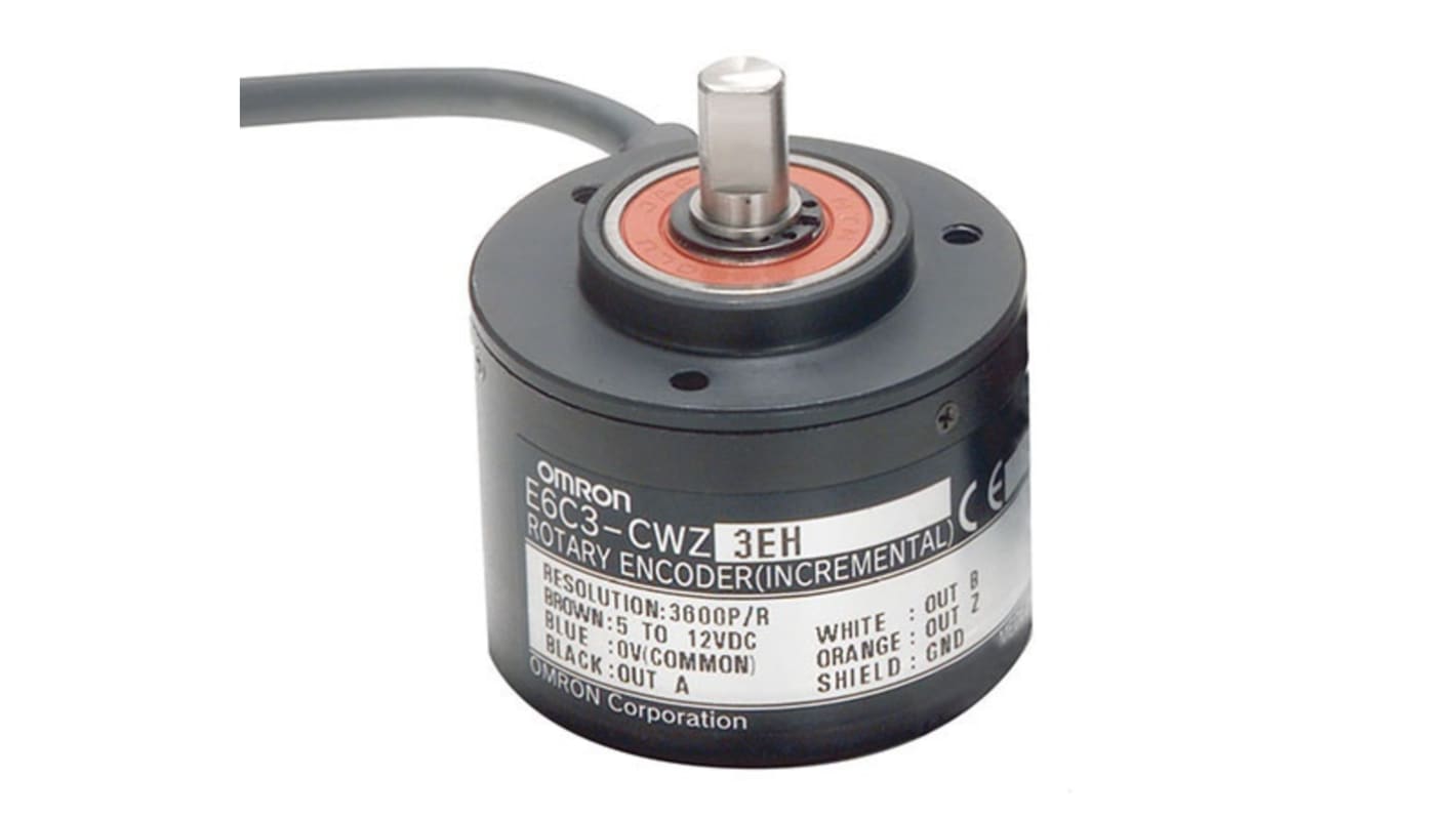 E6C3CWZ3XH 3600P/R 1M Omron Encoder for Use with Servo Motor, 5 → 12