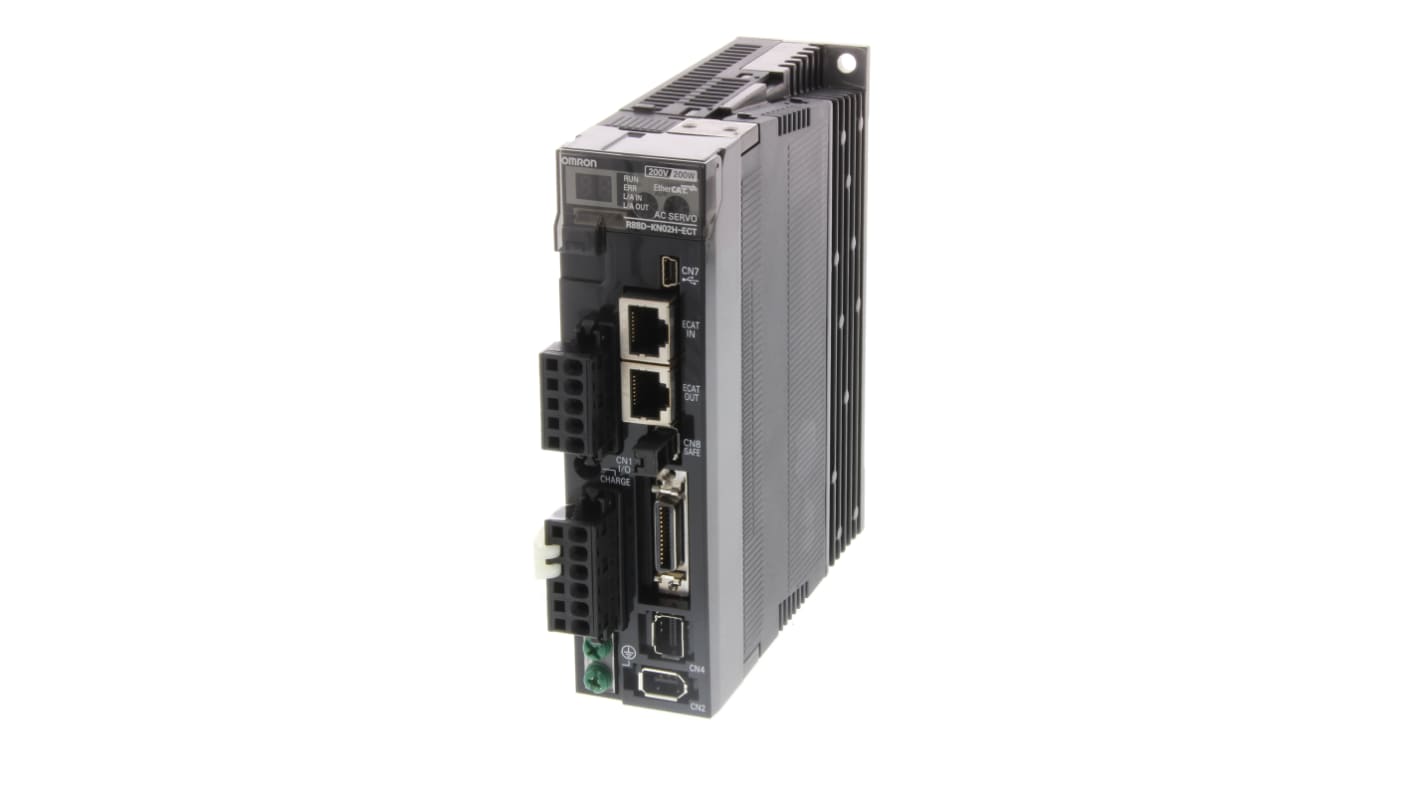 Omron 0.4 kW Servo Drive, 200 → 240 V, 1 Phase, 4.1 A, Motion Function, 250 V