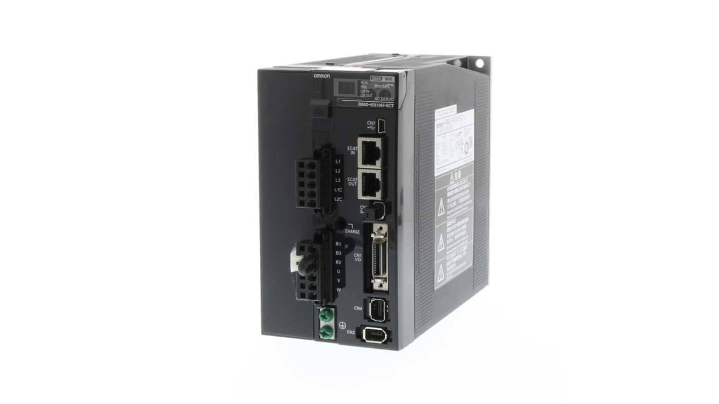 Omron 0.75 kW Servo Drive, 200 → 240 V, 1 Phase, 6.6 A, Motion Function, 250 V