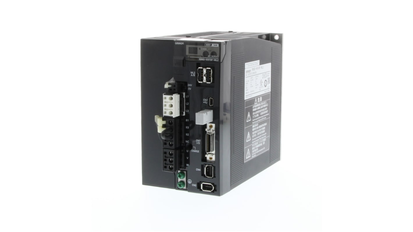 Servodrive Omron, trifásico, 380 → 480 V., 12,1 A, 3 kW, función: Movimiento