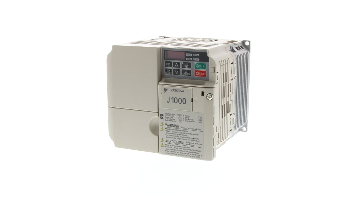 Omron インバータ JZA2, 230 V ac 4 kW JZA24P0BAA 誘導モータ又は非同期モータ