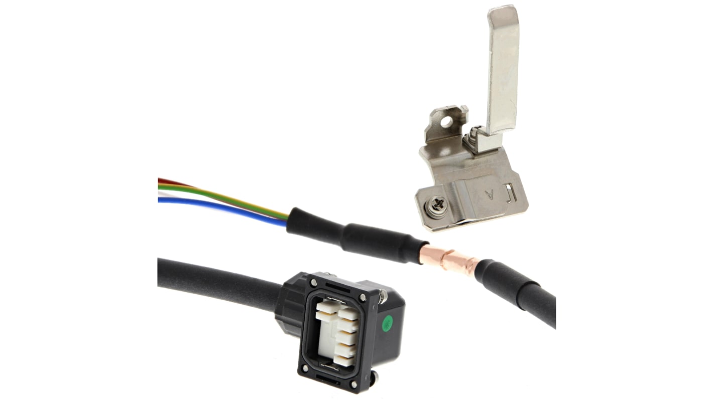 Omron Cable for Use with 230 V Servo Motors, 3m Length, 100 → 750 W