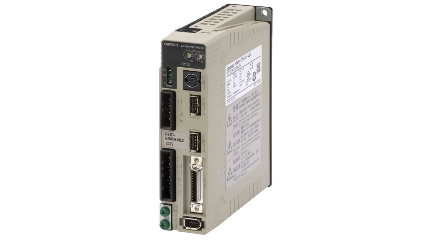 Omron 0.1 kW Servo Drive, 1 Phase, 230 V