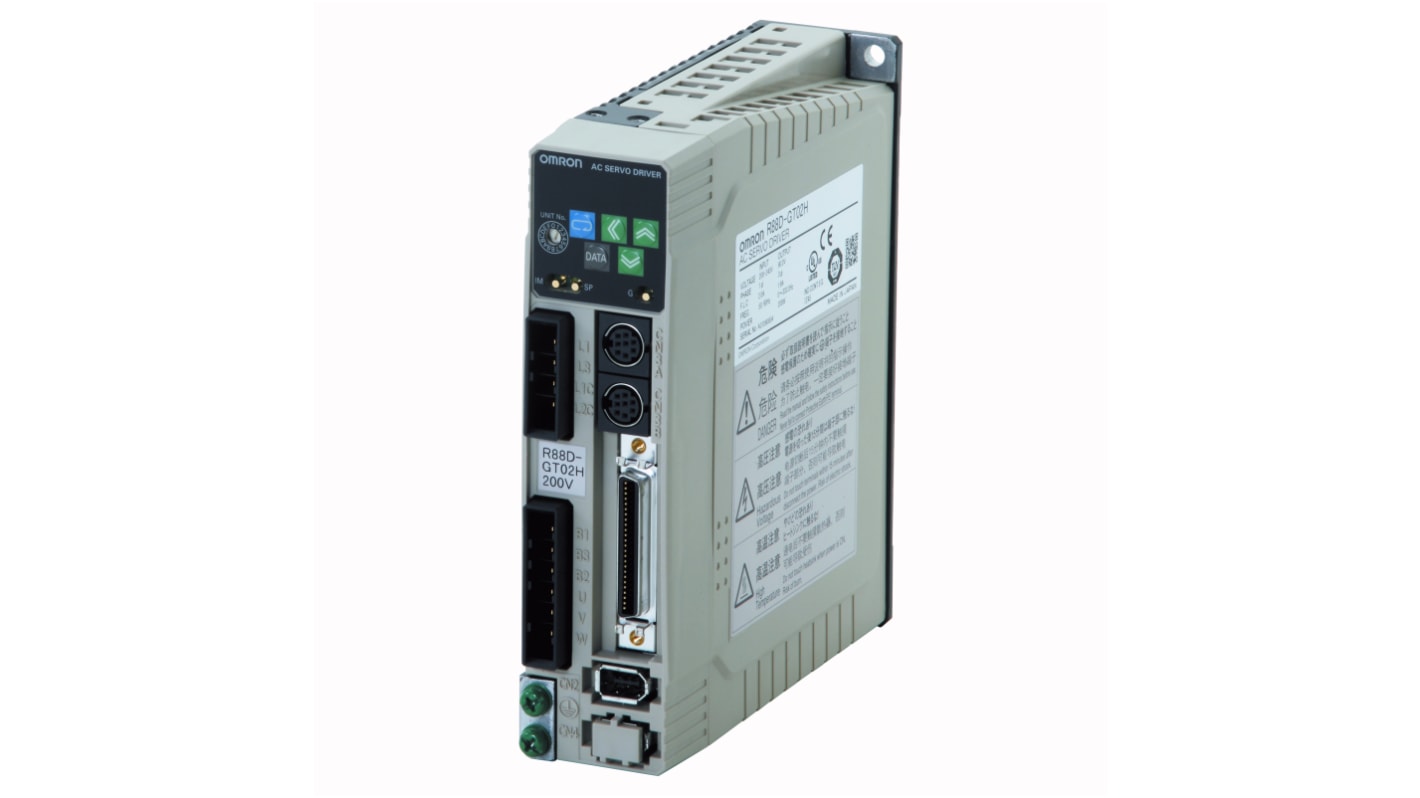 Omron 0.2 kW Servo Drive, 1 Phase, 200 V