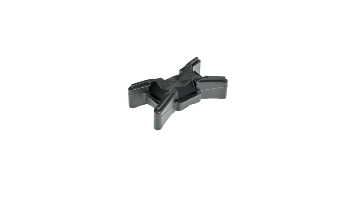 Bridas HellermannTyton EL-TY (TELS-SPK2) Negro, 30.5mm x 53,3 mm, Reutilizable