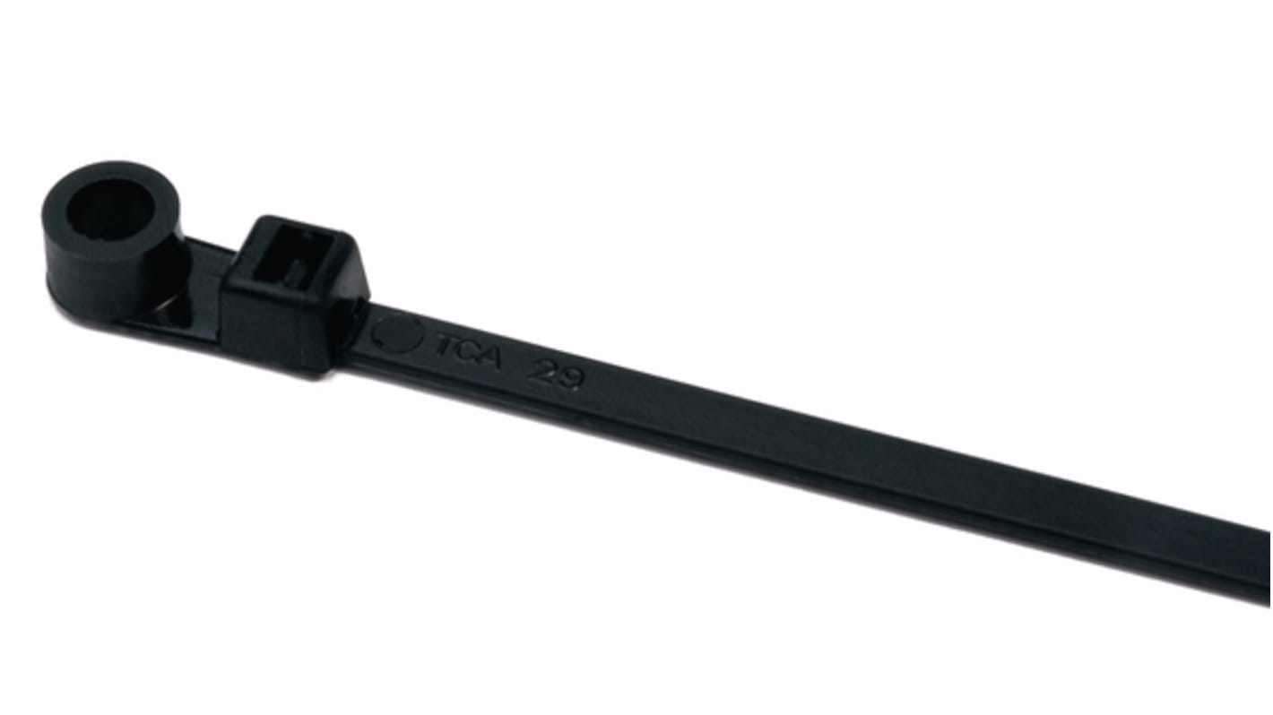 HellermannTyton Cable Ties, Releasable, 160mm x 3.5 mm Polyamide 6.6 (PA66)