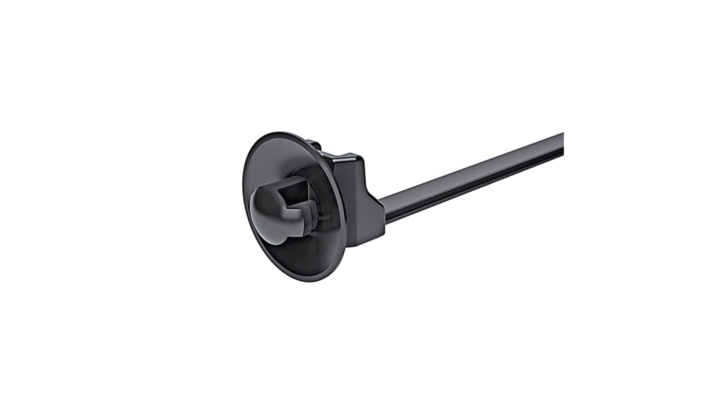 Serre-câble HellermannTyton T50SOSKSFT6.5E 156mm x 4,6 mm Noir en PA 6.6 stabilisé à la chaleur