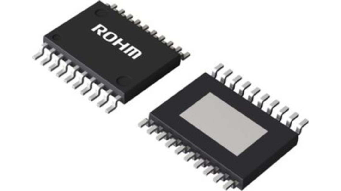 ROHM BD9P235EFV-CE2, 1-Channel, Step Down DC-DC Converter, Selectable 20-Pin, HTSSOP-B20