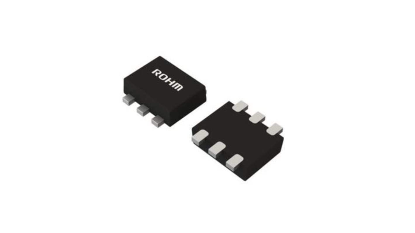 ROHM EMX18T2R Dual NPN Low Saturation Bipolar Transistor, 500 mA, 12 V, 6-Pin SOT-563