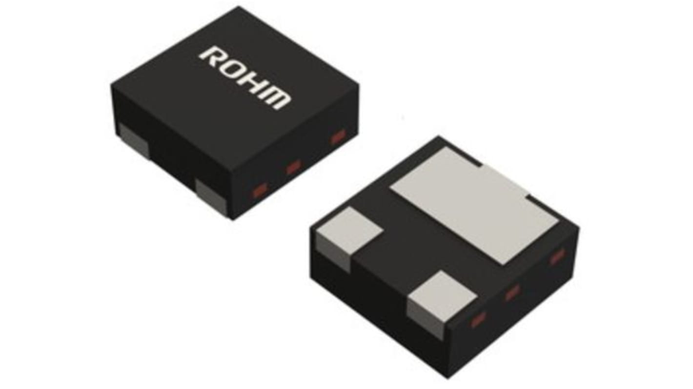 N-Channel MOSFET, 1 A, 20 V, 3-Pin DFN1010 ROHM RV8C010UNHZGG2CR