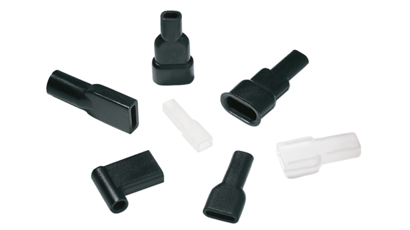 Protezione del cavo HellermannTyton 631-08190 HV4819-PVC-FR-BK, in PVC, Ø int primario da 2mm, secondario da 4mm