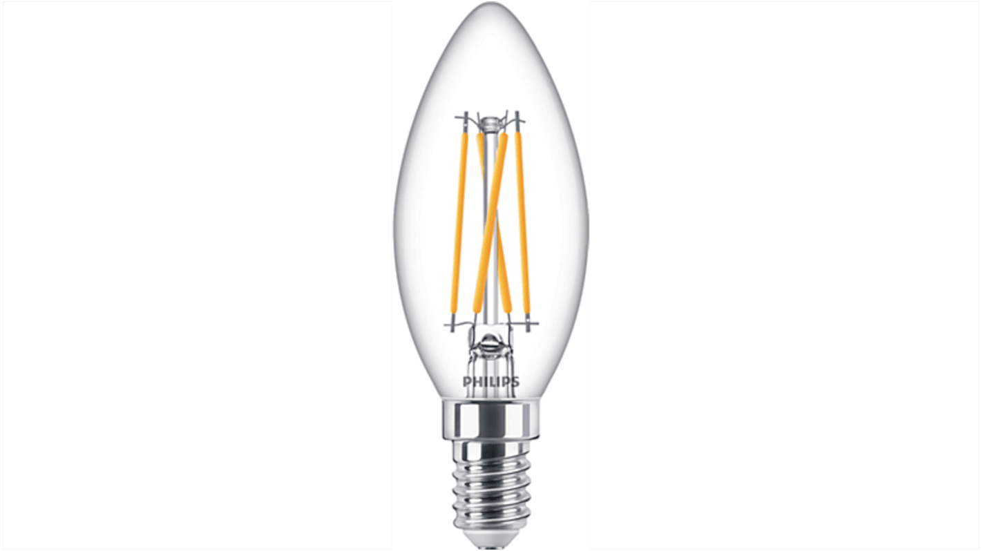 Lampada LED Philips con base E14, 220 → 240 V, 3,2 W, Luce calda