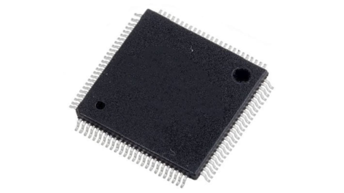 STMicroelectronics STM32G0B1VET6, 32bit ARM Cortex M0+ Microcontroller, STM32G0, 64MHz, 512 kB Flash, 100-Pin LQFP