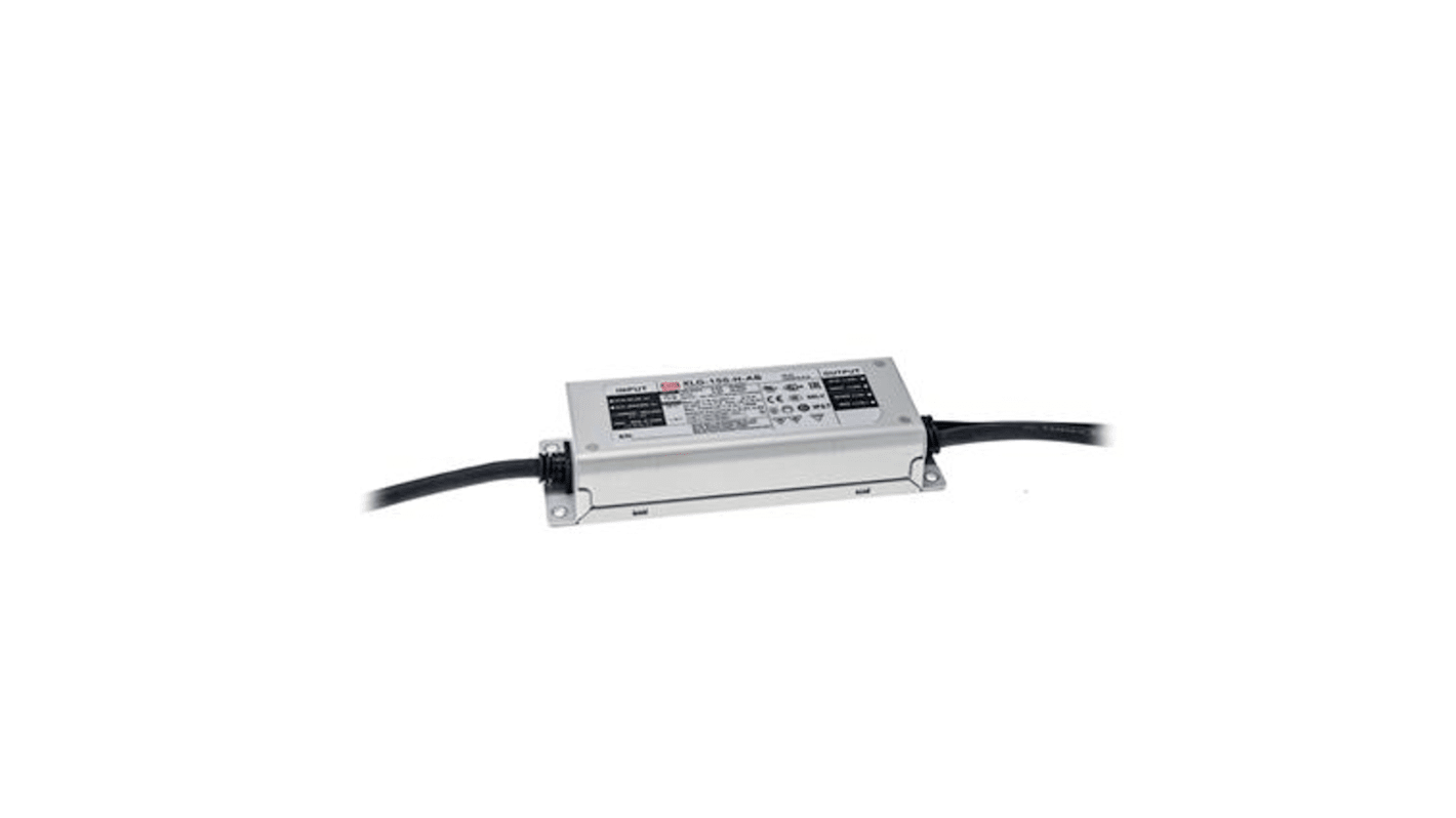 Driver LED corriente constante MEAN WELL XLG-150, IN: 90-305 V, OUT: 24V, 6.25A, 150W, regulable