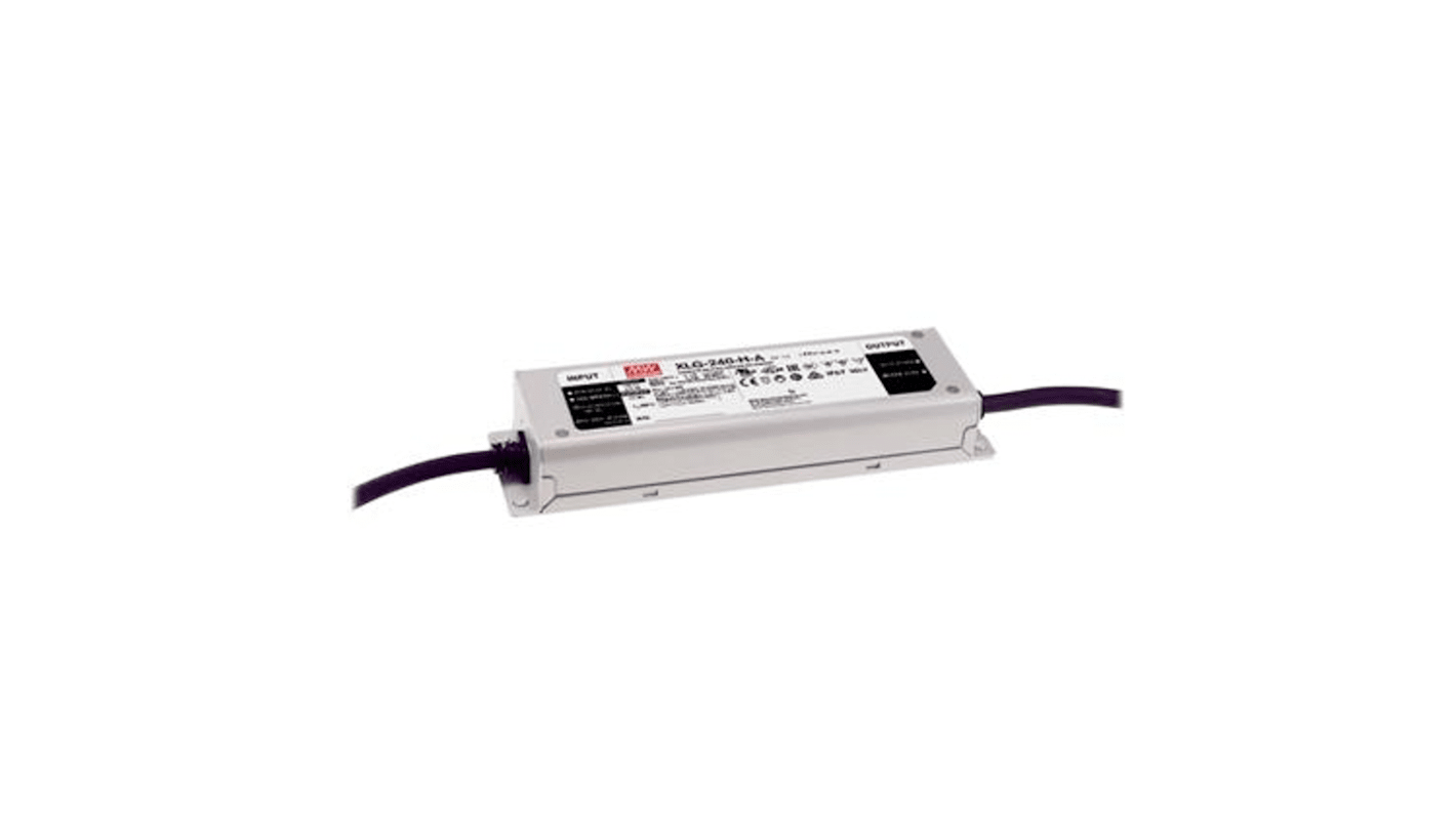 Driver LED MEAN WELL XLG-240, IN: 100-305 V, OUT: 56V, 4.9A, 240W, regulable